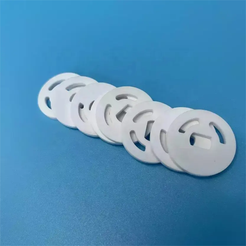 Plaque ronde d'alumine résistante à l'usure AL2O3 Disque d'isolation en céramique