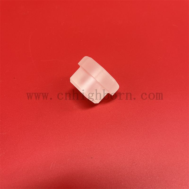  Feuille de quartz ronde givr&eacute;e 