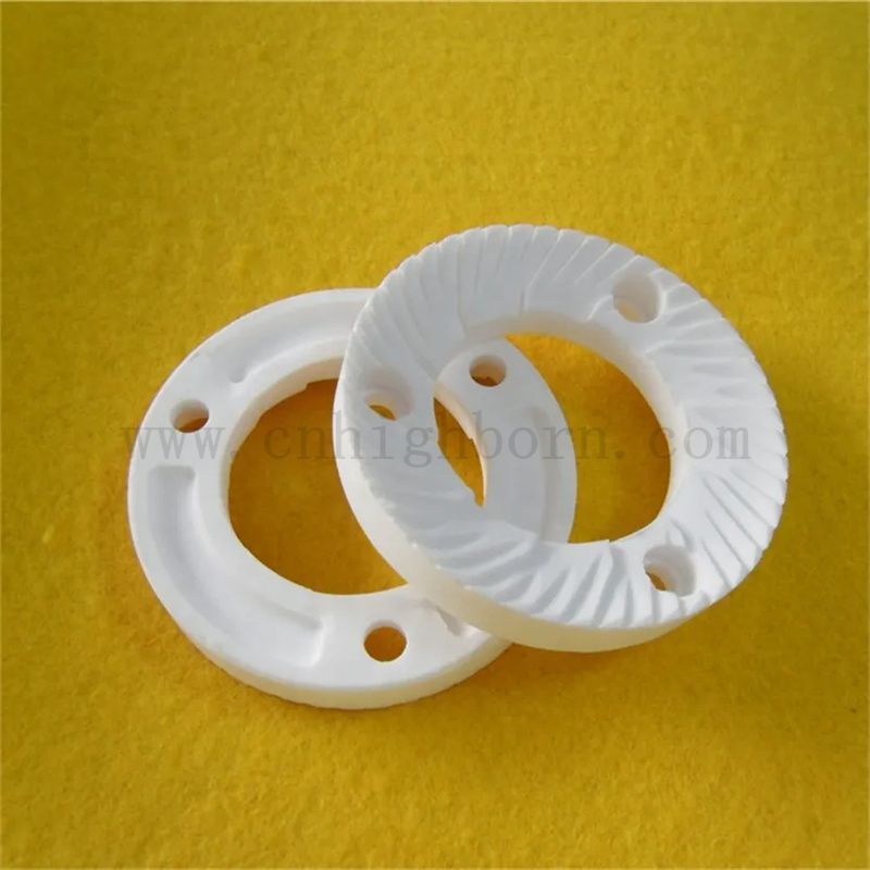 Personnalisé 99% AL2O3 Cerramic Friction Ring Grinder Part Alumina Coffee Burr