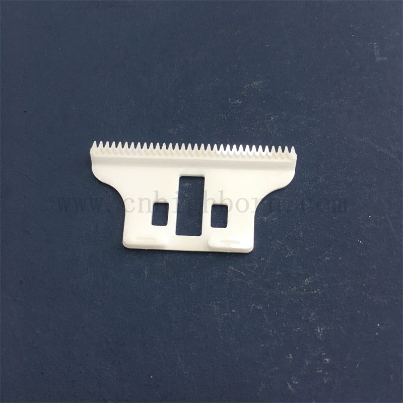 Résistance à l'usure Zirconi la lame céramique zro2 partie pour l'utilisation de la coupe de cheveux