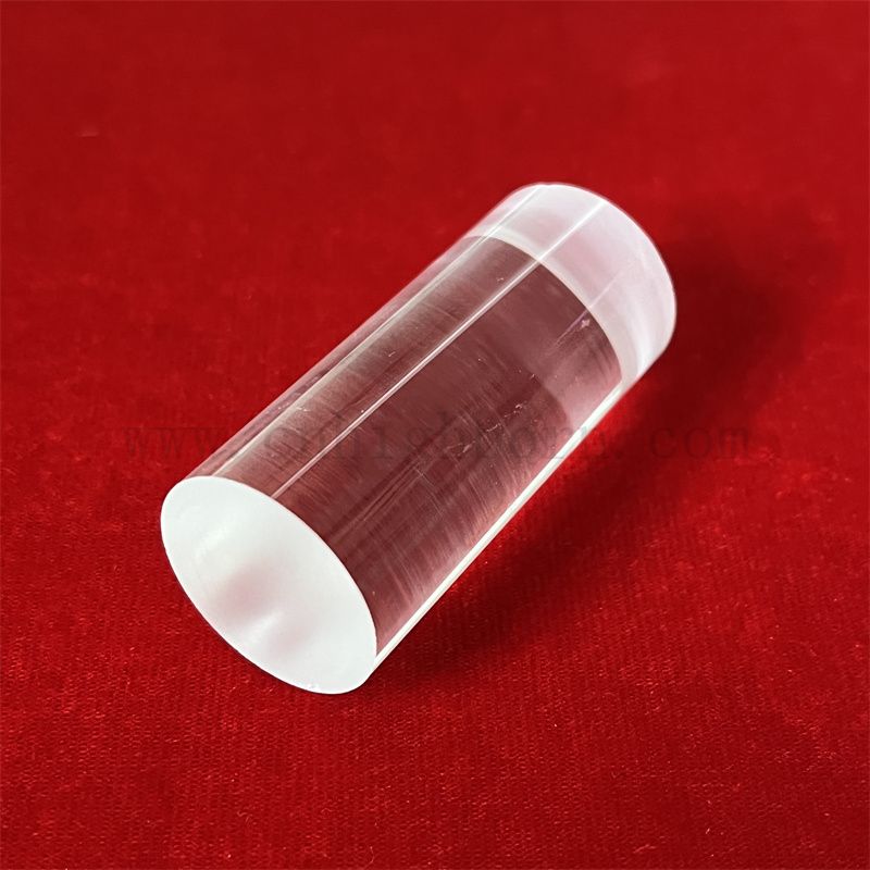 Résistance à la chaleur Transparent Bar de quartz à tige de verre de silice fondu