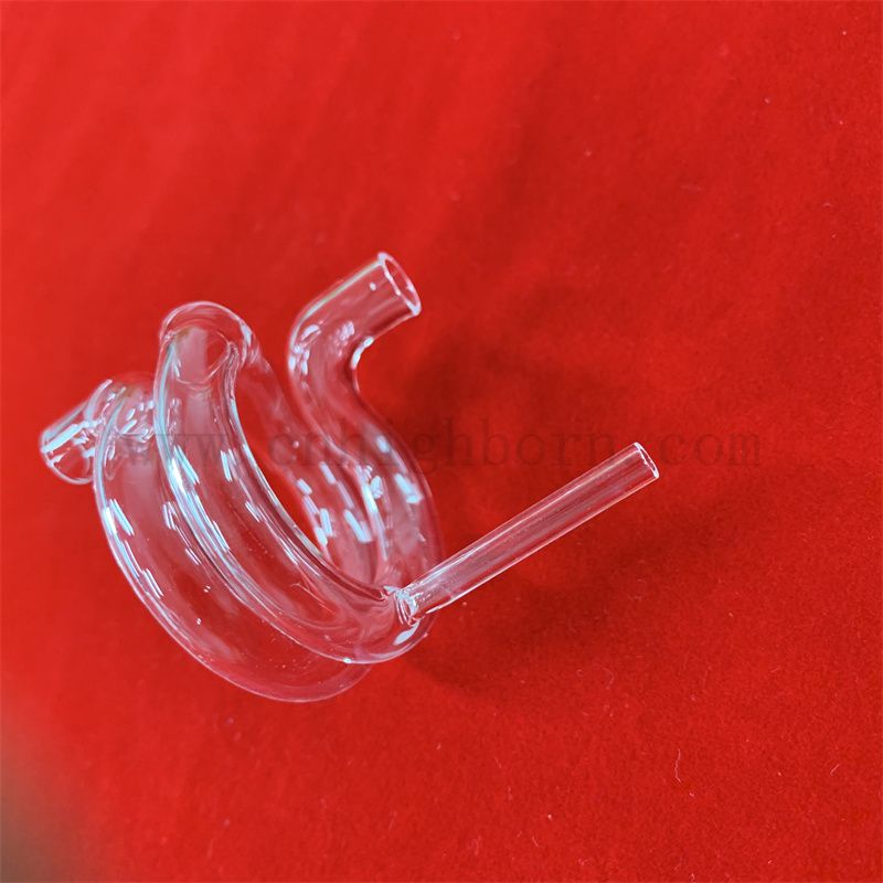 Pipe de verre de silice fondu en verre de silice fusionné