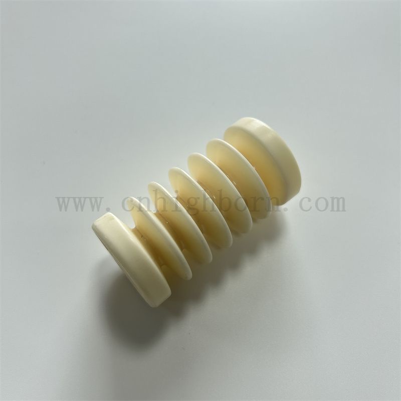 Guide de fil en céramique textile personnalisé Rouleau de filetage d'alumine pour machine à filtrer