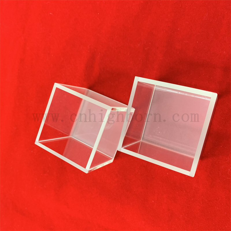 Marchandises de verre de laboratoire Clear Quartz Flow Cell UV Spectrophotomètre visible Cuvette en verre Lovibond Quartz Lovibond