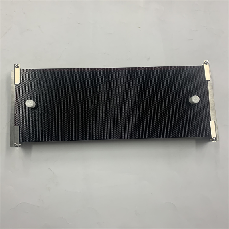  Élément de chauffage de chauffage en verre de verre en verre de céramique noir infrarouge avec support en acier inoxydable pour chauffage