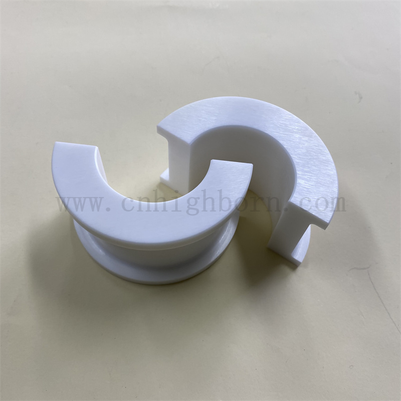  Faible conductivité thermique Half YSZ Zro2 Tube Zirconia Ceramic Bush 