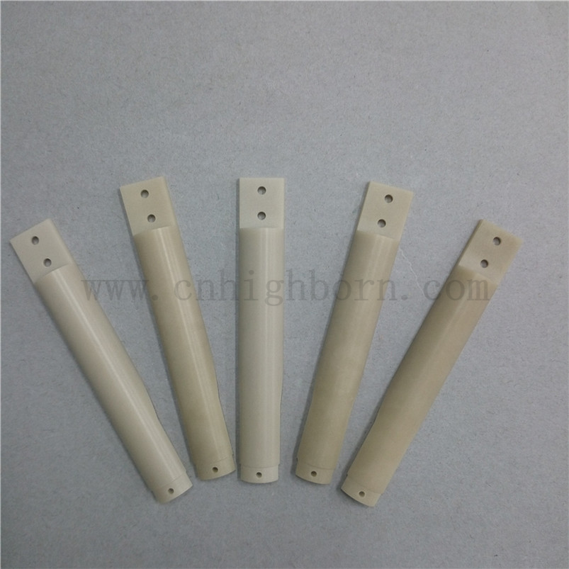 Dispositif laser personnalisé 170W / MK Pièces d'isolation en céramique en aluminium en aluminium