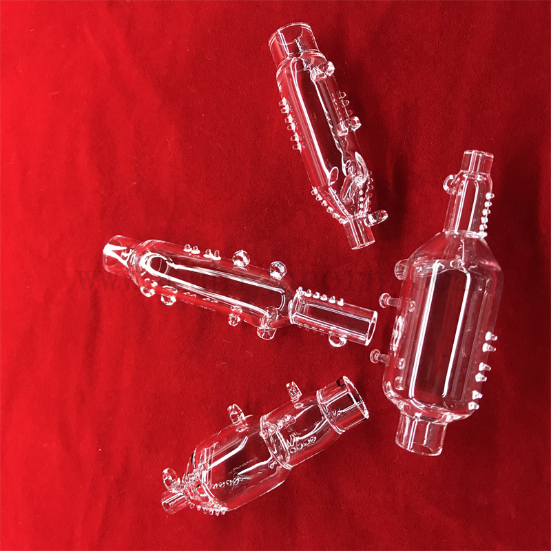 Tubes de digestion en verre de quartz transparent. Tubes de digestion en quartz