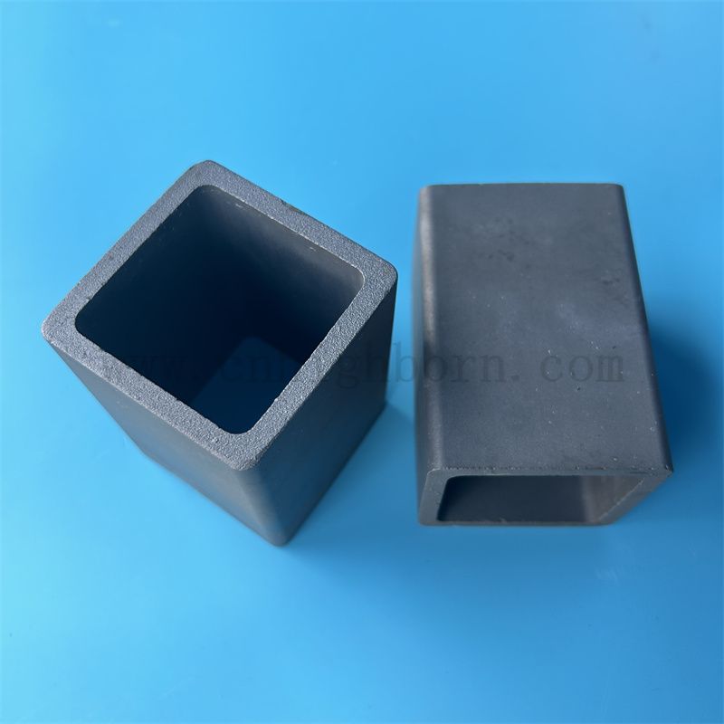 Tube carbure de carbure d'isolateur réaction de dureté haute réaction de pipette en céramique SIC