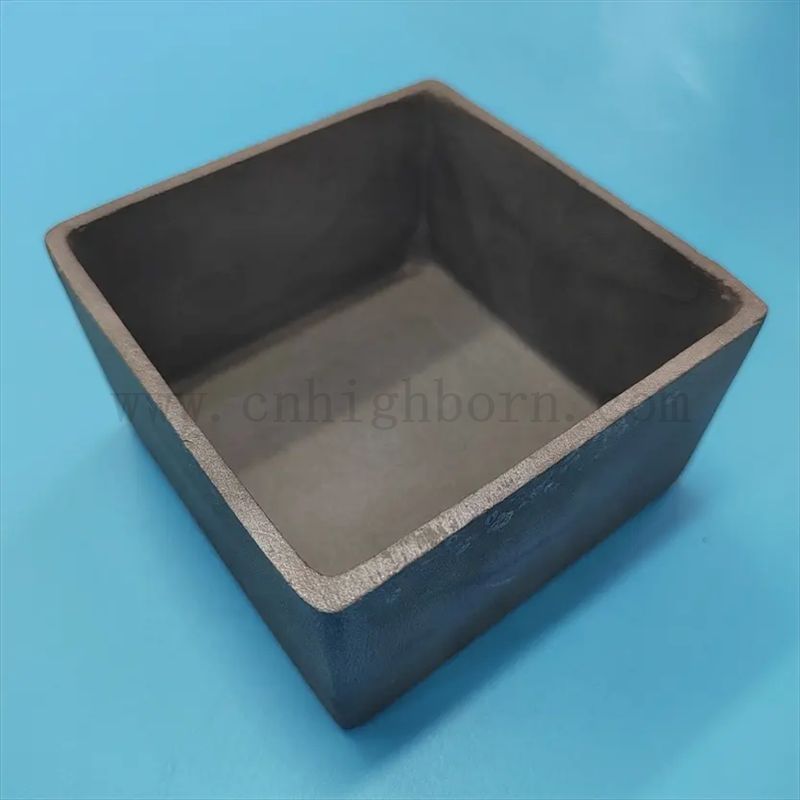 CARBIDE DE SILICON RÉSISTANT À HAUTE TEMPINE CURBIBLE CURCIPE SIC SIC SSIC Céramique avec couvercle