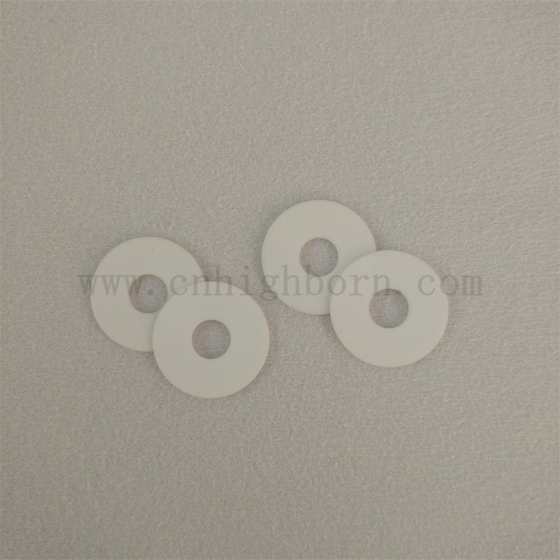 99% AL2O3 Ceramic Ring Alumine Disque en céramique industrielle