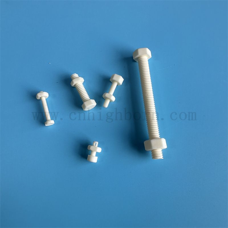 Vis de céramique textile dans la machine à enroulement et machinerie de tissage partie en céramique en alumine