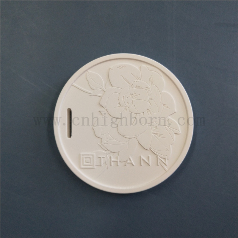 Logo voiture personnalisée suspendue à arôme en céramique en plâtre diffuseur en plâtre