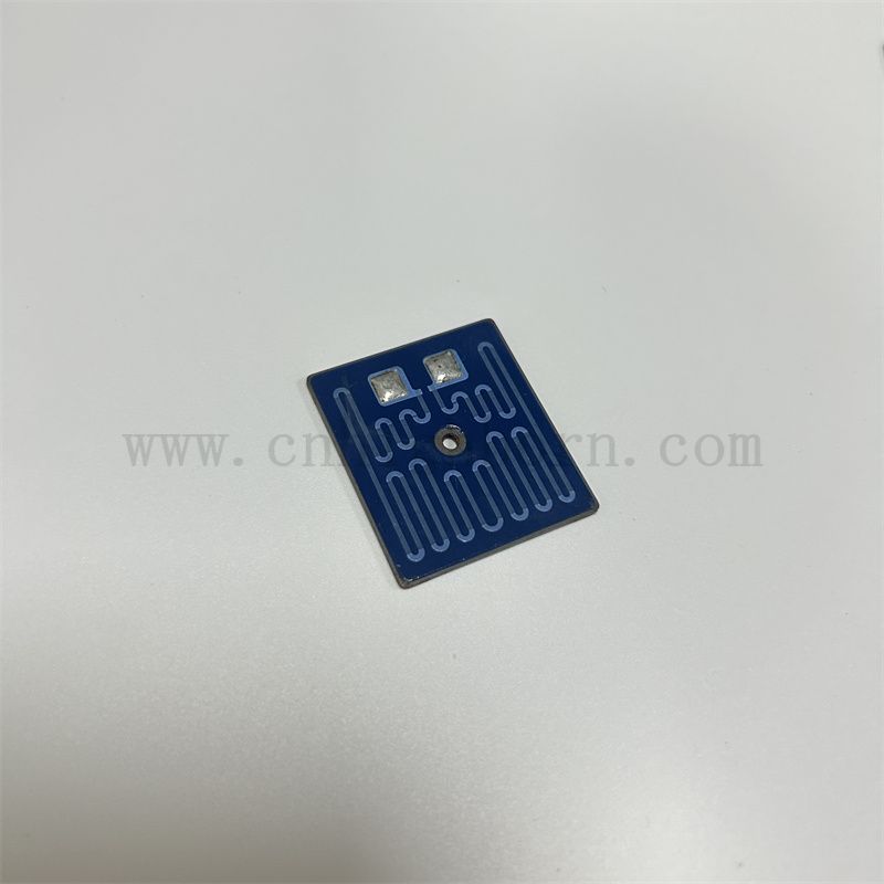 Haute précision 96% substrat de céramique en alumine épais résistante de film hybride intégré hybride