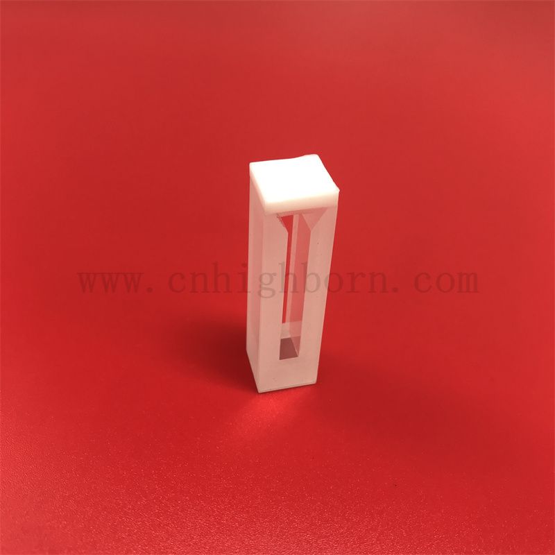 Instrument de laboratoire à transmission élevée en verre optique en verre cellule UV à quartz cuvette