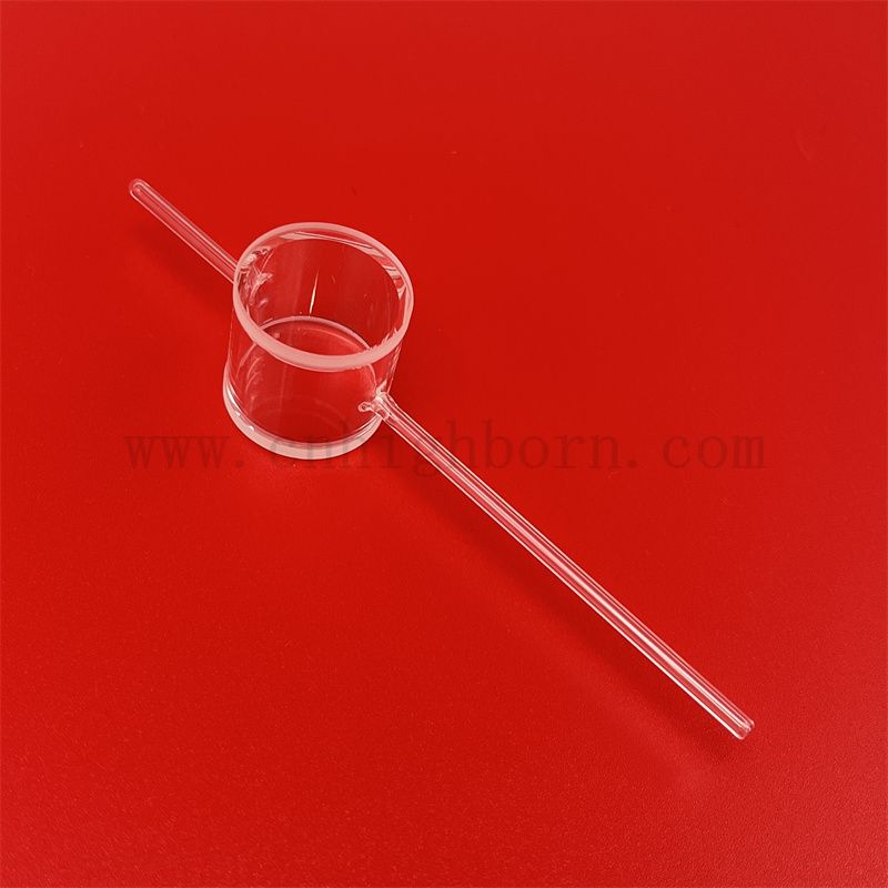 Couvettes de chambre à gaz atomique en verre en verre de laboratoire coule à travers la cellule pour le magnétomètre atomique