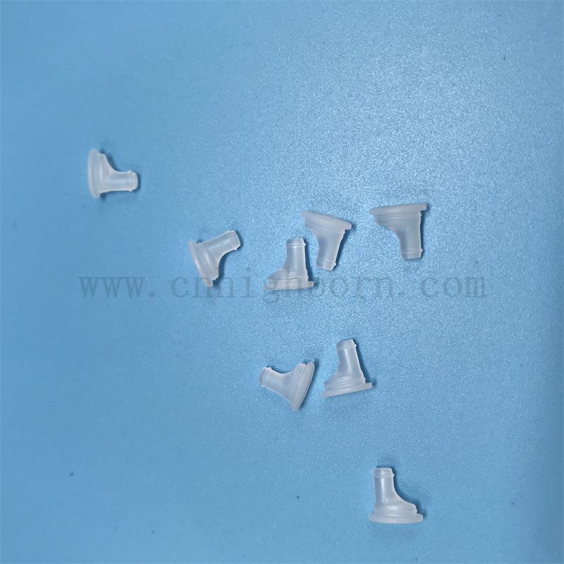 Pièces en caoutchouc en silicone transparent 