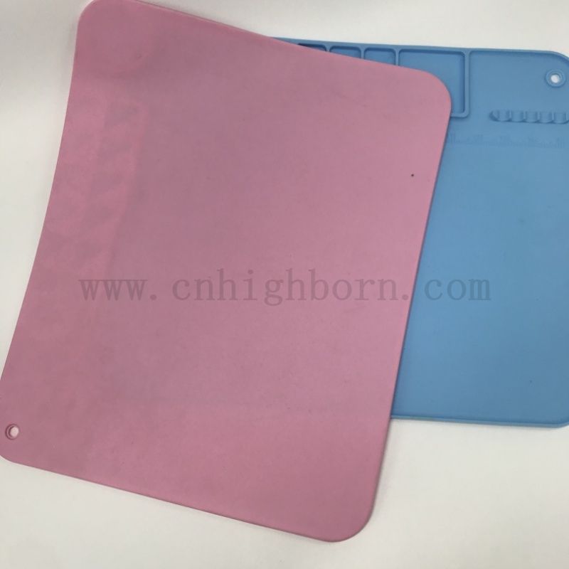 Enfants DIY Graffiti Pad Portable Silicone Rubbery Sheet pour peinture 