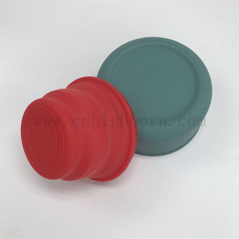 Bols de chiens de chiens en bols de chiens de chiens en caoutchouc en silicone en silicone pliant et pliant en bols de chien en caoutchouc en silicone en extérieur