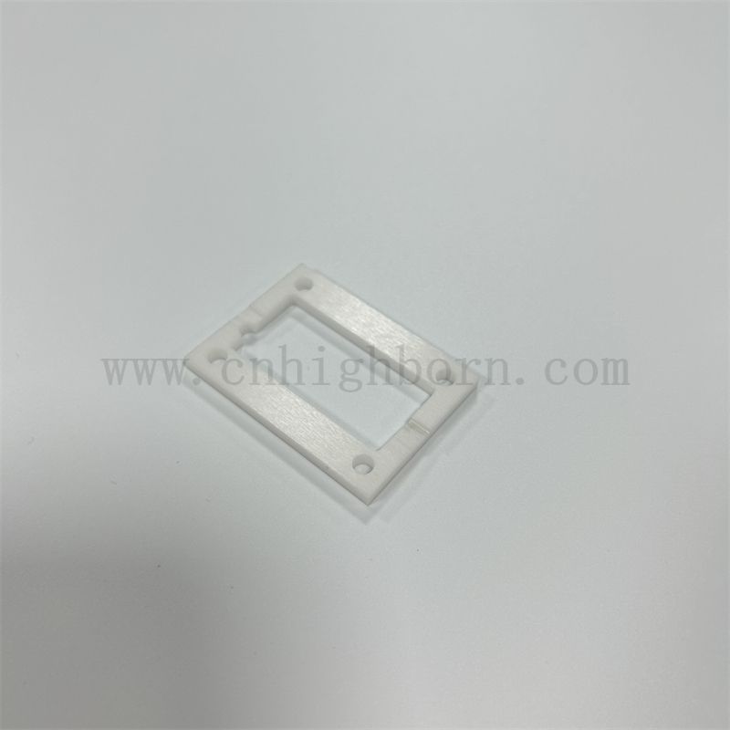 Isolant zircone bloc irrégulier de surface de polissage blanc zro2 plaque en céramique