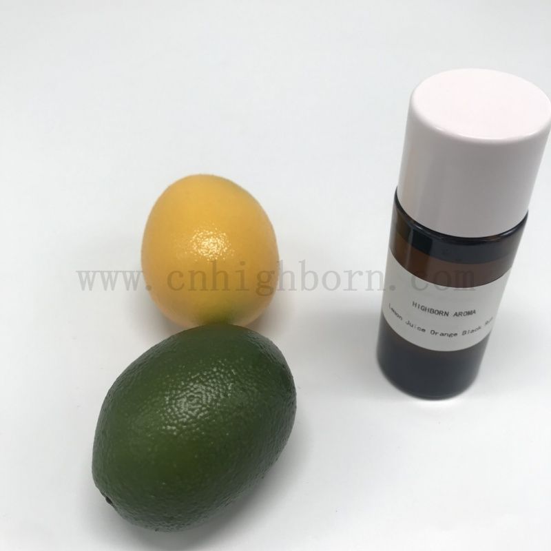 Jus de citron orange noire fruits concentrés fruits saveurs à l'huile de parfum d'huile