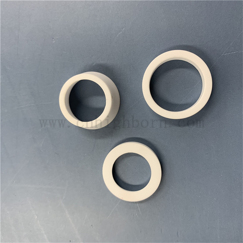 Cycle de protection en céramique d'alumine à haute dureté personnalisée Anneau de phoque AL2O3 à 95%