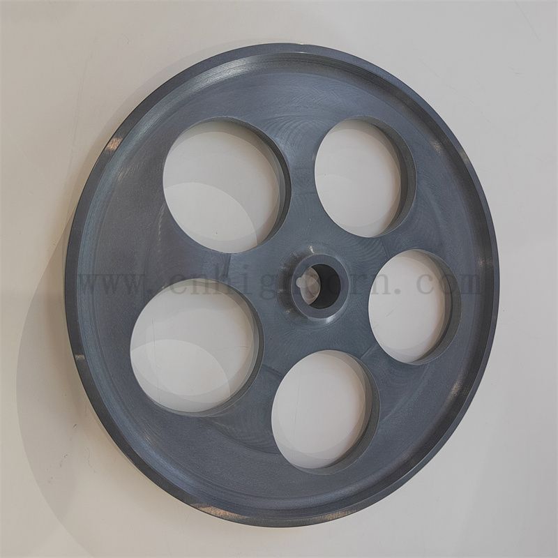 Bouclier thermique au nitrure de silicium Disc céramique SI3N4 Pièces en céramique pour le four d'hydrogénation