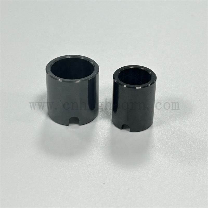 Zircone noire tube irrégulier isolant de surface de surface zro2 tuyau en céramique
