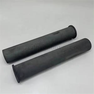 Tube de protection en céramique de carbure de silicium recristallisé par tuyau adapté aux besoins du client de RSIC Ceramimc