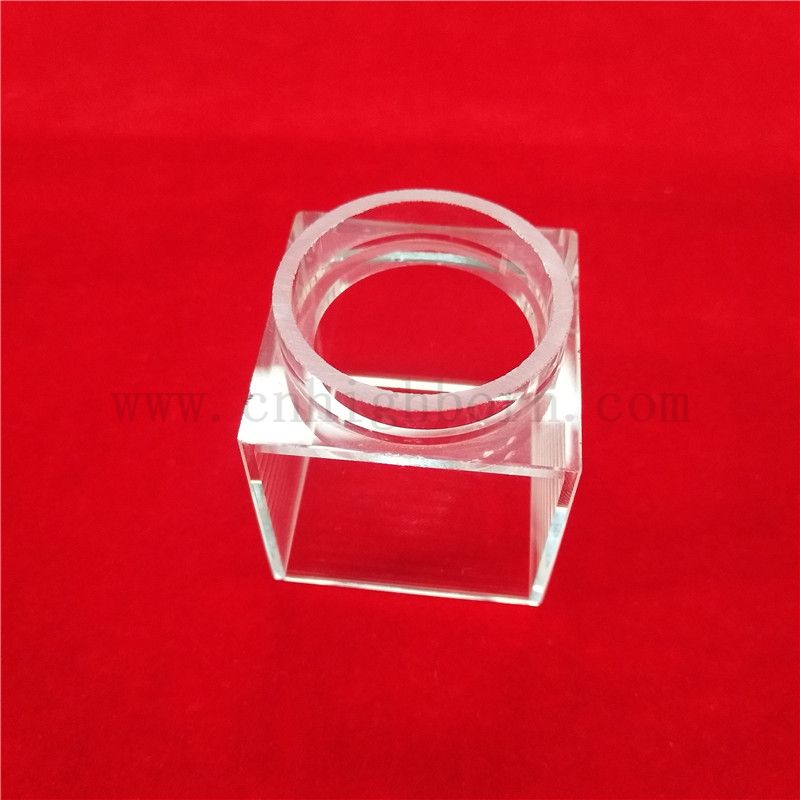 Ustensiles de laboratoire Flux de prix UV Spectrophotomètre en quartz cuvette en verre