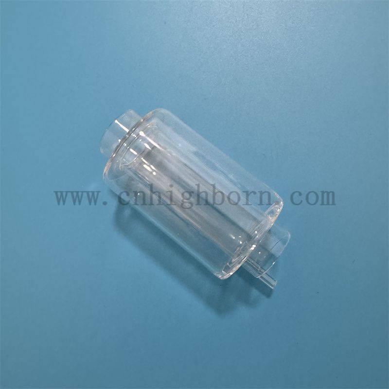 tube fusionn&eacute; en quartz