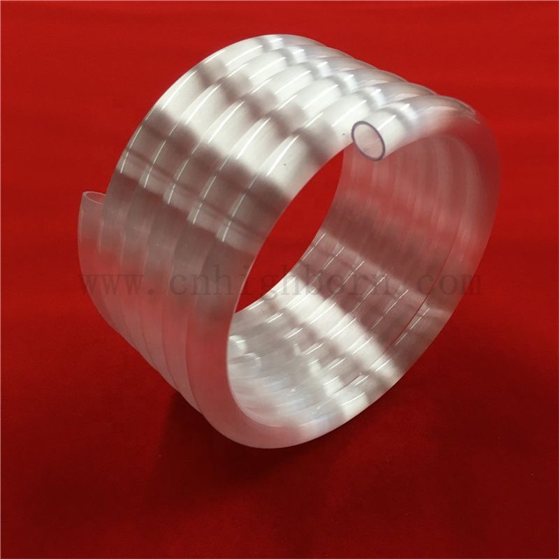 tube de quartz en spirale 