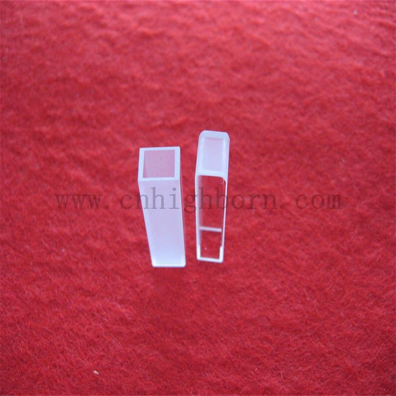 Longueur de la cuve en verre de laboratoire Longueur Longueur de fluorescence de quartz 10 mm