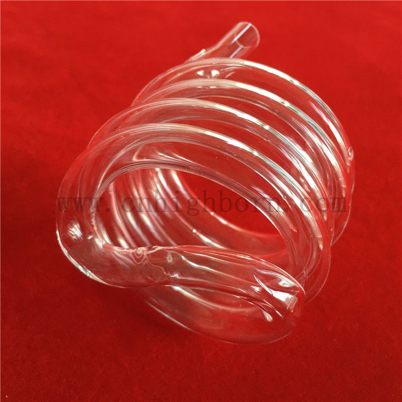 tube de verre en spirale 