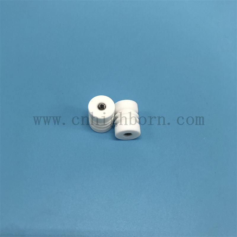 Barre de tube en céramique en verre en verre machinable à faible conductivité Macor Macor avec fil