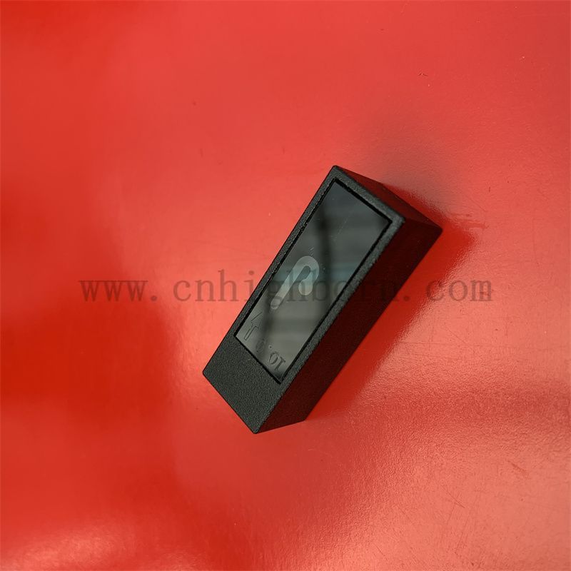 Cellule d'absorption de quartz semi-micro-cuvette noire mural cuvette en verre quartz