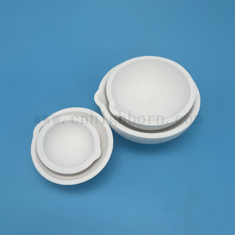 Melting Gold Platinum Fused Silica Dish Quartz en céramique Bol en céramique