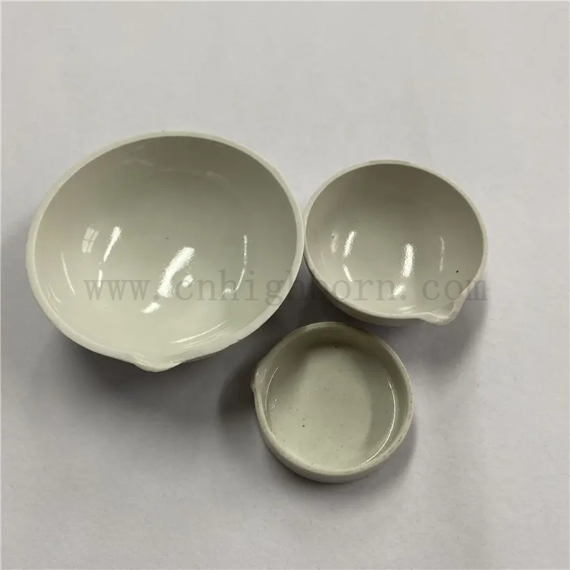 Stock de 60 mm de laboratoire en porcelaine vitrée en céramique volamique 