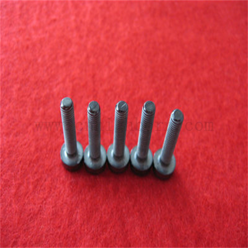 Black ZRO2 Boulon de zircone résistant aux vis d'usolation en céramique