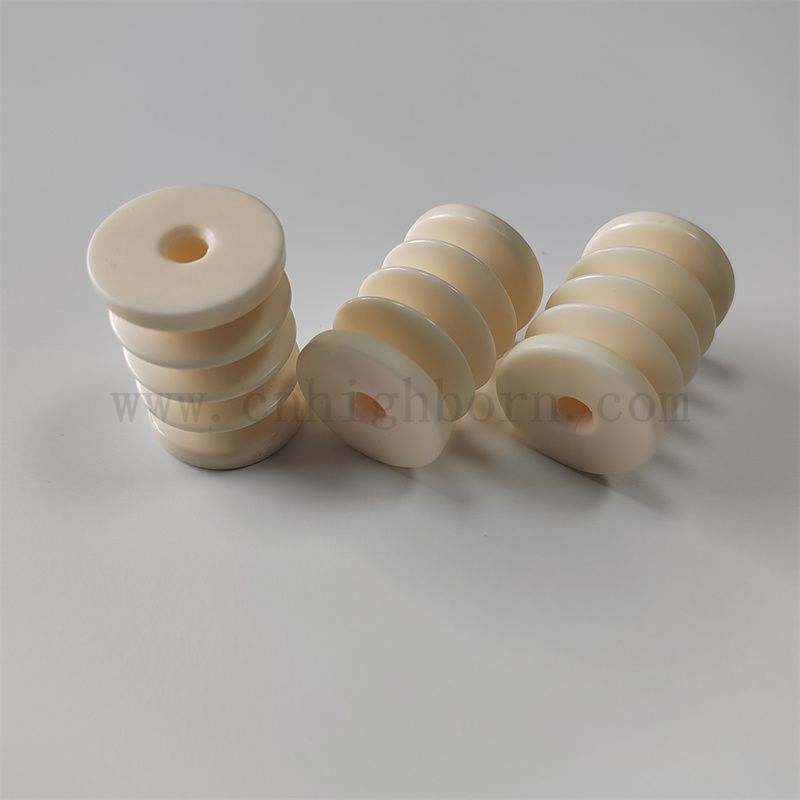 Textile en céramique en céramique Guide de fil à rouleau alumine en céramique Textile Machines de tapis