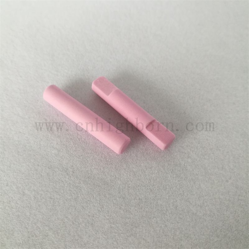 Rose personnalisé à 95% d'alumine Rod de tige AL2O3