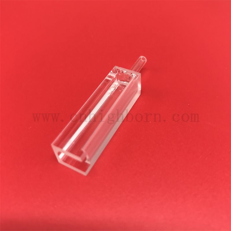 Spectrophotomètre transparent en laboratoire Cuvette Micro Quartz