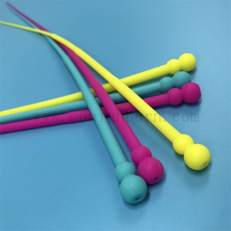 Rod de chat en caoutchouc en silicone doux et convivial personnalisé pour animaux de compagnie