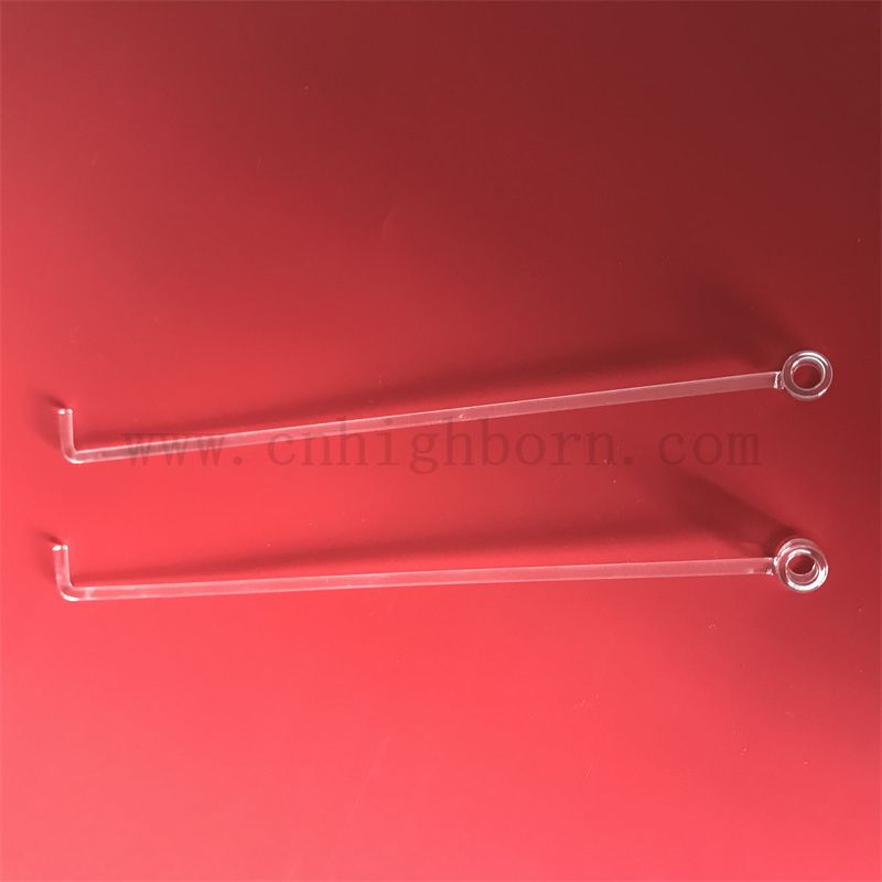 Tie en verre de silice de silice personnalisée transparente à transmission élevée