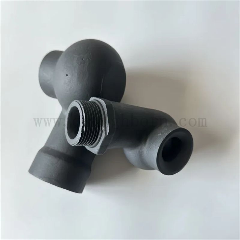 RBSIC Céramique Flue Gas Desulfurizing Buse Silicon Carbide Céramique Tube