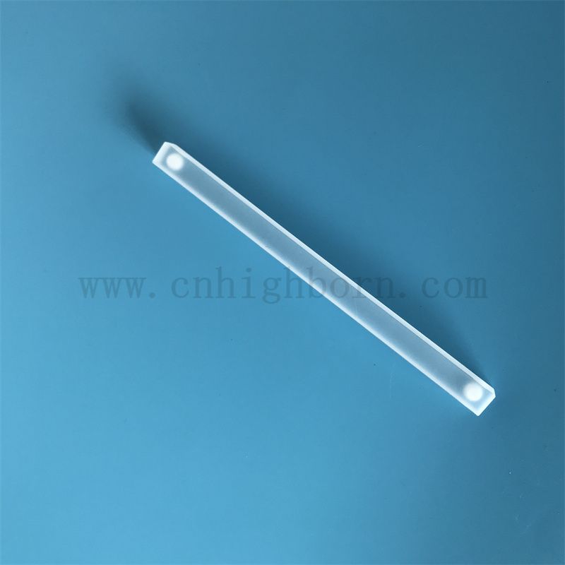 Fabricant translucide de haute pureté Tie en verre de silice à barre de quartz de la barre de silice