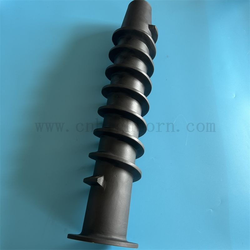 Résistance à la corrosion RBSIC Céramique Fileted Tube Sisic Silicon en carbure de carbure