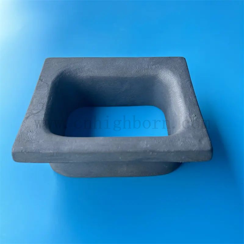 Résistance à la chaleur personnalisée RBSIC SIC PART PARTIE SILICON CARBIDE Céramique Support de support