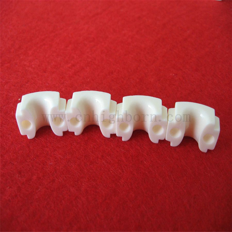 Accessoire de machine textile avec groove 5 mm Alumina Zirconia Guide de fil en céramique de tissage textile