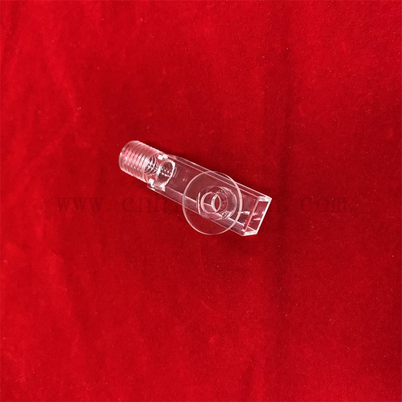 Spectromètre de laboratoire Ul ultraviolet Transmittance Optical Flow Cell Cellule en verre CUVETTER avec couvercle de couvercle à vis